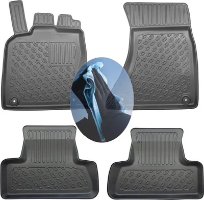 Produktbild von Z508856 TPE-Gummifußmatten kompatibel mit  Audi Q5  1 8R Facelift Steilheck Geländewagen SUV 5-türer 2012-2017