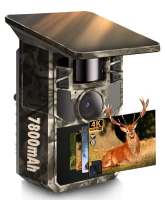 Productafbeelding van Wifi-wildcamera met 4K Video en 64MP Foto's, Nachtzicht en Bluetooth