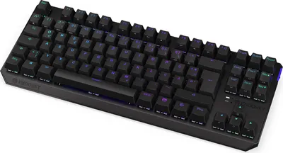 Zdjęcie produktu dla ENDORFY Thock TKL, Przewodowy i Bezprzewodowy, RF Bezprzewodowy + USB, Mechaniczna, QWERTZ, RGB LED, Czarny