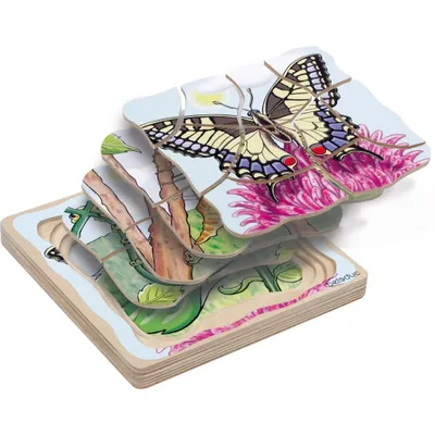 Produktbild von Beleduc 17054 Lagenpuzzle Schmetterling