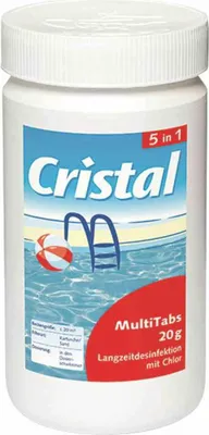 Zdjęcie produktu dla Cristal Water Care Dezynfekcja Multi Tabs 5w1 Zawartość 1kg