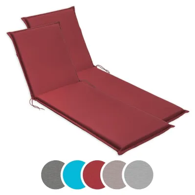 Productafbeelding van Ligcomfort - Set van 2 - Ligkussens 190 x 58 cm - Wasbaar - Bevestigingsbanden - 6 cm Dikte