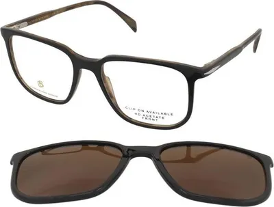 Produktbild von David Beckham DB 1210/C STRIPED BLACK BEIGECLIP ON 55/18/145 Herrenbrillen Brillen