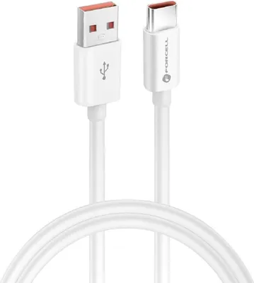 Obrázek produktu pro FORCELL F-ENERGY C336 Kabel USB A na typ C QC4.0 3A 60W 1 m bílý