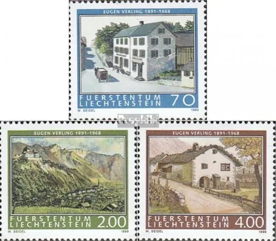 Produktbild von Briefmarken Liechtenstein 1999 Mi 1212-1214 (kompl.Ausg.) gestempelt Maler