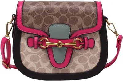 Productafbeelding van Dames Crossbody Tas Klein - Stijlvolle Schoudertas met Gouden Gesp