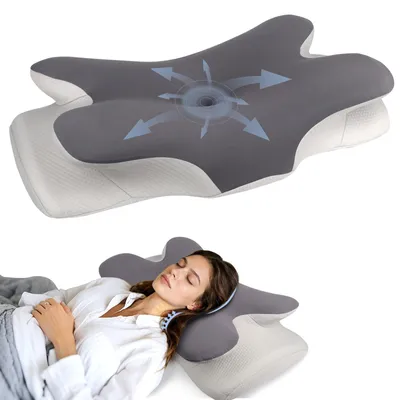 Zdjęcie produktu dla Ergonomiczna poduszka pod głowę z pianką memory
