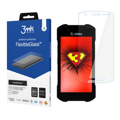 Produktbild von 3mk Display Hybridglas FlexibleGlass für Zebra TC26BK 0,3mm 7H