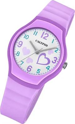Immagine prodotto di Calypso orologio analogico giovanile K5806/3 Orologio da polso in plastica viola UK5806/3