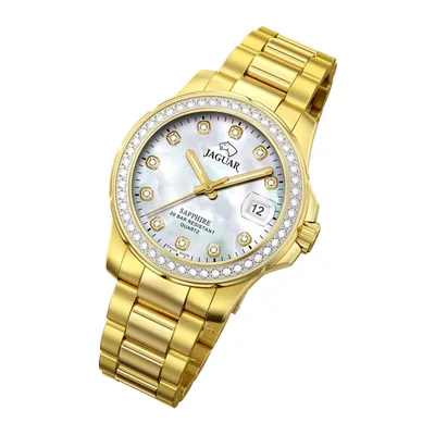 Zdjęcie produktu dla Jaguar Damski Zegarek Analogowy Cosmopolitan Fashion Stal Nierdzewna Złoto UJ895/1