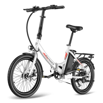 Produktbild von 20" E-Bike 250 W 36 V 20 Ah 110–130 km IPX5 7-Gang – StVZO-konform mit legaler Schiebehilfe (6 km/h) – Weiß