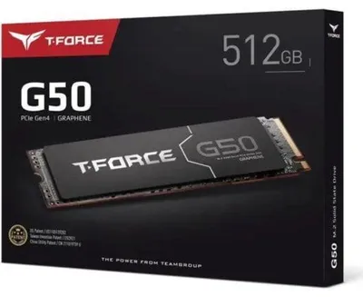 Image de Team Group T-FORCE G50 - SSD - 512 Go - interne - M.2 2280 - PCIe 4.0 x4 (NVMe)