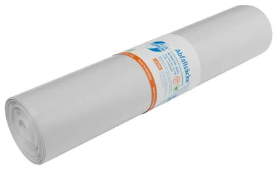Produktbild von Müllsäcke 120 L transparent 25 Stück/Rolle LDPE DEISS