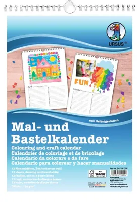 Produktbild von URSUS Mal-und Bastelkalender zum Selbstgestalten