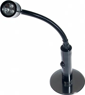 Image de Col de cygne magnétique Lampe de travail 3 LED Pied magnétique flexible