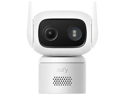 Produktbild von Eufy C31, IP-Sicherheitskamera, Innen & Außen, Kabelgebunden, Zimmerdecke, Weiß, Schwarz, Turret