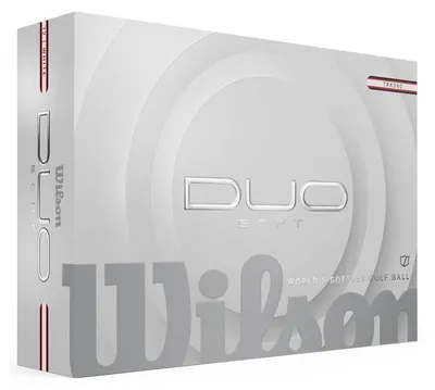 Image de Balles de golf Wilson Duo Soft TRK 360 blanches