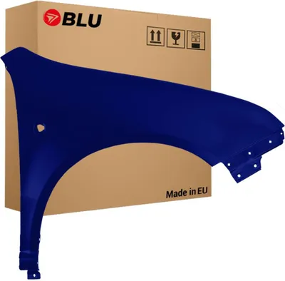 Immagine prodotto di BLU Parafango compatibile con Skoda Fabia I (6Y) 9460 Destra Blau TiefseeBlau | 1999-2007 | Anteriore | Verniciato | Pronto per il montaggio | Zincato