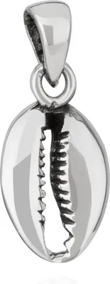 Produktbild von Kettenanhänger Muschel Meeresrauschen 925 Silber 15x8mm Silberanhänger Amulett