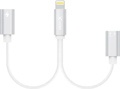Produktbild von Xlayer Kabel Dual Lightning Adapter (1x Lightning auf 2x Lightning) White