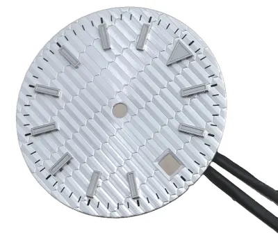 Image de Cadran d'horloge, design élégant, matériaux durables, cadran blanc