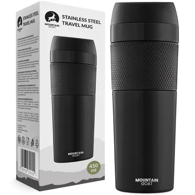 Obrázek produktu pro MOUNTAIN GOAT Termohrnek TRAVEL na kávu a čaj, černý
