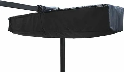 Produktbild von Sonnenschirm-Schutzhülle >Enna< in anthrazit, 100% Polyester - 252x40x39 (BxHxT)