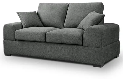Produktbild von Sofa "Novana" in grau Strukturstoff 2-Sitzer 182 cm