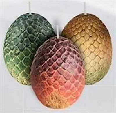Zdjęcie produktu dla Game of Thrones: Sculpted Dragon Egg Candles