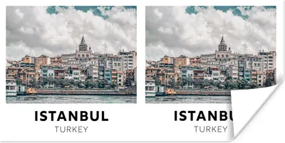 Produktbild von MuchoWow® Poster Türkei - Istanbul - Architektur 40x20 cm - Poster für die Wand - Poster Schlafzimmer