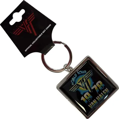 Obrázek produktu pro Van Halen - přívěsek na klíče "World Tour '78" RO14613 (jedna velikost) (černý)