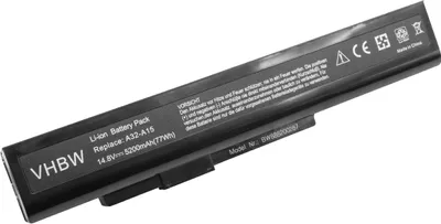 Produktbild von vhbw Akku kompatibel mit Medion Akoya MD97768, MD97744, MD97886, MD97874, MD97958, MD98109, MD97889, MD97888 Notebook (5200 mAh, 14,8 V, Li-Ion)