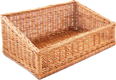 Produktbild von Regalkorb, braun, Brötchenkorb, Brotkorb, Schrankkorb, Thekenkorb, 40x60x15x25cm