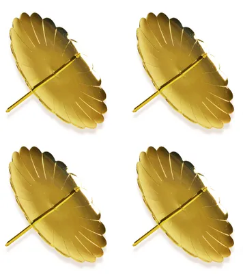 Obrázok produktu pre Adventný veniec Adventný svietnik 4 kusy Ø 75 mm 10715 | Gold