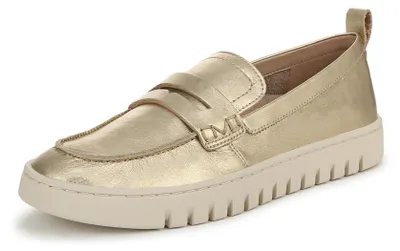 Obrázek produktu pro Vionic dámské pantofle Uptown, pohodlné, zlatá barva, kůže, velikost EU 38,5