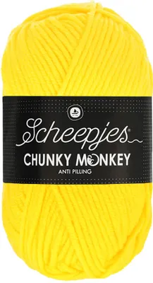 Zdjęcie produktu dla Włóczka Scheepjes Chunky Monkey 100 g - 2008 żółty