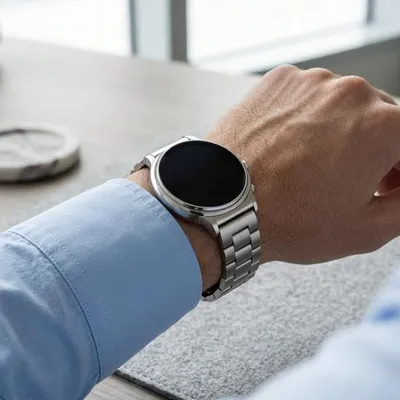Produktbild von By Qubix Edelstahl-Gliederarmband - Silber - passend für Samsung Galaxy Watch 9 - 40 mm / 44 mm