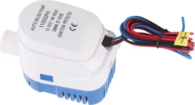 Obrázek produktu pro Lodní čerpadlo a instalační sada DC12V 1100gph s 1-1/8 výstupní hadicí pro RV Yachet