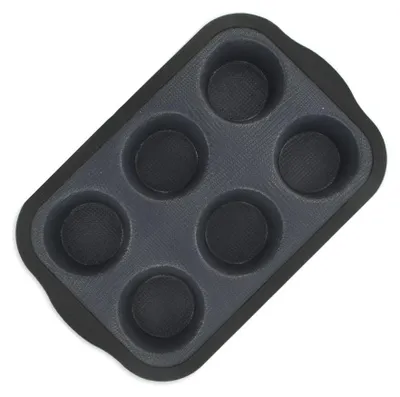 Obrázek produktu pro Forma na muffiny se 6 důlky 28 x 18 cm Zenker Silikon sklolaminát