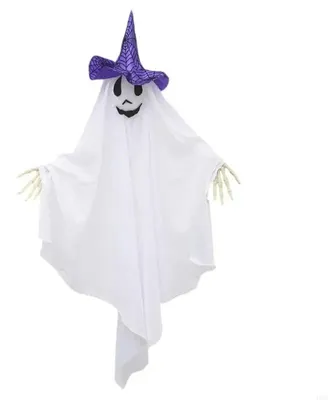 Produktbild von Hängendes Skelett Halloween Dekoration Geister Requisite Grusel Ornament Party Deko Scary Prop Geschenk - Farbe: Lila