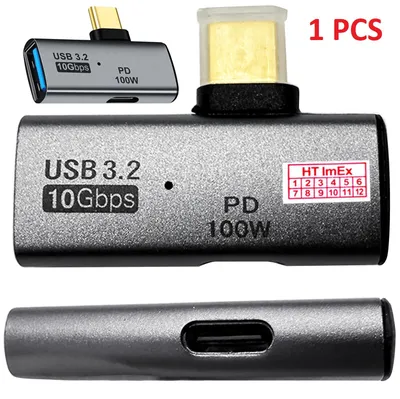 Produktbild von USB-C OTG Adapter 10 Gbps auf USB-A PD 100W für Huawei nova 10 Pro, Mate 40, 50, MatePad Pro 11