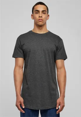 Produktbild von Urban Classics TB638 | Shaped Long Tee Herren T-Shirt - Farbe: Charcoal - Größe: L