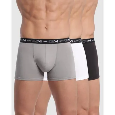 Produktbild von DIM 3er-Set Stretch-Boxer aus Baumwolle für Herren