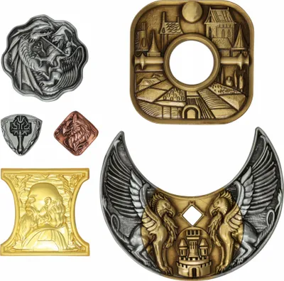 Obrázok produktu pre Set zberateľských mincí Dungeons & Dragons - Waterdeep Coin Collection (6 ks)