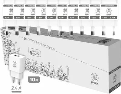 Immagine prodotto di Caricatore di Pared Tech One Tech Basik USB-A