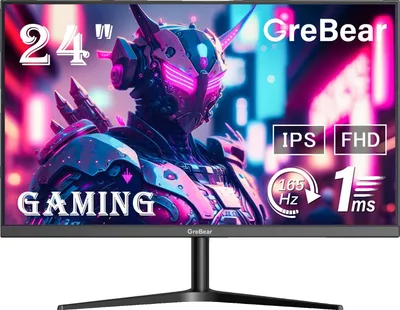 Obrázek produktu pro Herní monitor, rozlišení FHD 1080P, obnovovací frekvence 165 Hz, doba odezvy 1 ms, černý, zástrčka EU