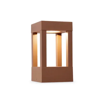 Produktbild von Faro 70756, Außensockel-/Pfostenbeleuchtung, Rostfarbe, Aluminium, IP54, I, 10 W