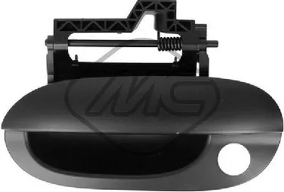 Produktbild von Metalcaucho 43558 Türgriff Vorne Links für BMW 5 Limousine (E39) Schwarz