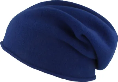 Kopka NeRo Beanie Rollrandmütze aus Walkstrick in blau