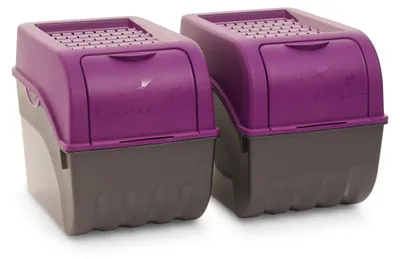 Produktbild von Novaliv Gemüseboxen Kartoffelboxen Vorratsbehälter 3,5l bis 9l (Lila, 2X 9l)